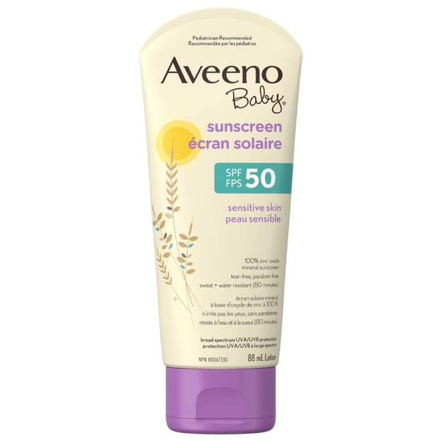 Aveeno Baby - Sensitive Skin Sunscreen SPF50 | 88ml