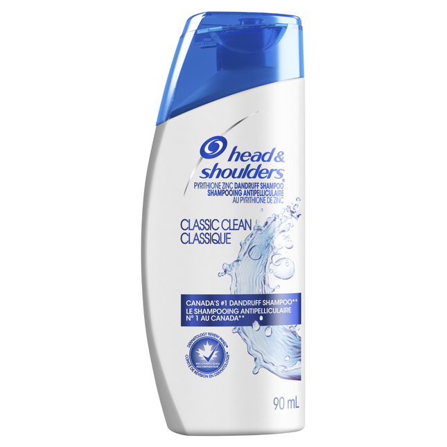 Head &amp; Shoulders - Shampooing antipelliculaire classique propre - Format voyage | 90 ml