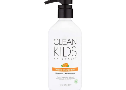 Clean Kids - Organic Shampoo, Tropical Orange Burst | 480 mL