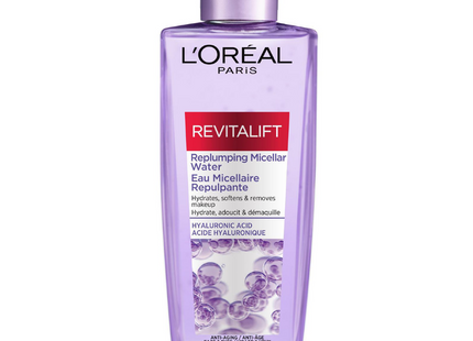 L'Oréal - Revitalift Replumping Micellar Water - With Hyaluronic Acid | 200 mL