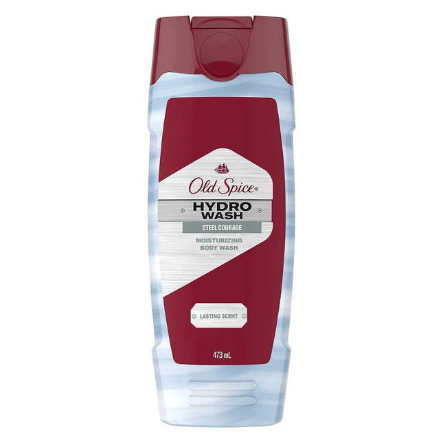 Old Spice - Nettoyant pour le corps hydro-hydratant - Steel Courage | 473 ml