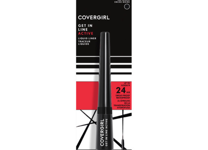 COVERGIRL - Get In Line Active Liquid Liner - Ink Black | 2.5 mL