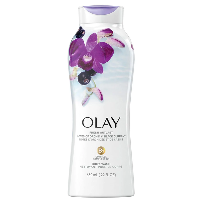Olay - Nettoyant pour le corps complexe Fresh Outlast B3 - Orchidée et courant noir | 650 ml
