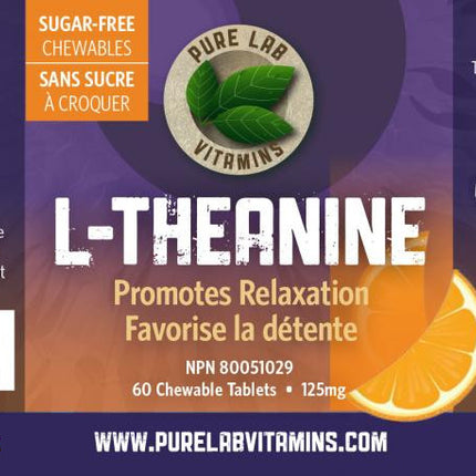 Pure Lab L-Theanine Chewable | 60 Capsules*