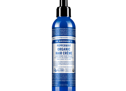 Dr. Bronner's - Organic Peppermint Hair Cream | 177 mL