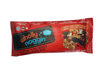 Wholly Noggin Foods - Almond Superberries 45 g, Box of 12