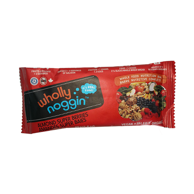 Wholly Noggin Foods - Almond Superberries 45 g, Box of 12