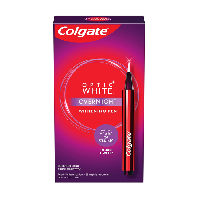 Colgate - Stylo blanchissant de nuit Optic White | 35 soins nocturnes