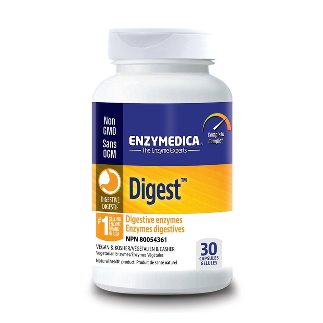 Enzymedica - Digest Basic - Digestive Enzymes | 30 Capsules