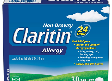 Claritin - Non-Drowsy 24H Allergy Relief Tablets | 30 Tablets