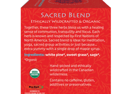 Algonquin Tea - Organic Sacred Tea Blend | 16 Bags