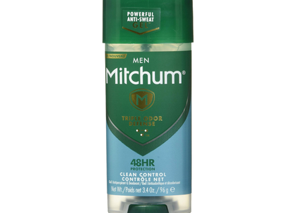 Mitchum - Gel de protection 48 heures Triple Odor Defense - Parfum Clean Control | 96 g