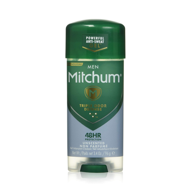 Mitchum Men Triple Odor Defense 48H Gel antisudorifique non parfumé | 96g