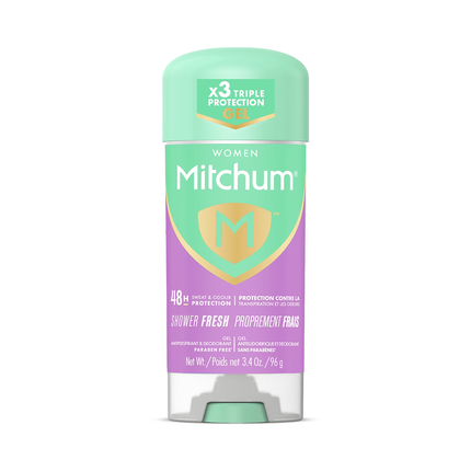 Mitchum - Women Triple Protection Gel 48 Hour Antiperspirant, Shower Fresh | 96 g