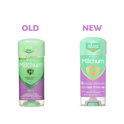 Mitchum - Women Triple Protection Gel 48 Hour Antiperspirant, Shower Fresh | 96 g