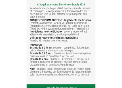 A.Vogel - Sinus Junior Tablets For Children Ages 2+ | 120 Tablets