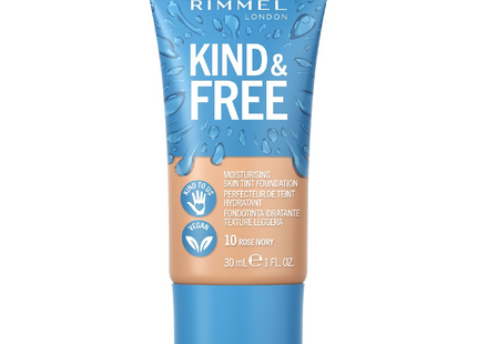 Rimmel - Teinte de peau Kind &amp; Free - 10 Rose Ivoire | 30 ml