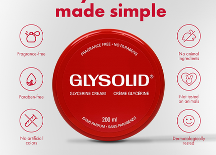 Glysolid - Crème à la glycérine | 200 ml