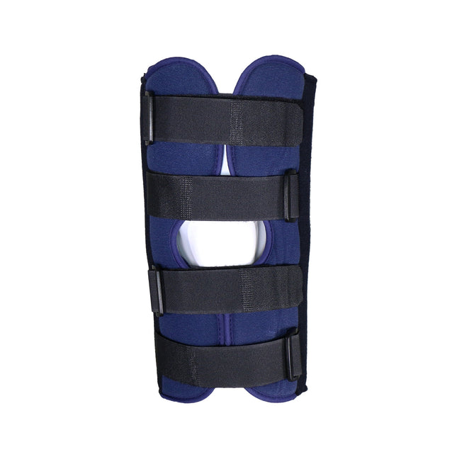OTC - Immobilisateur de genou universel à 3 panneaux bleu