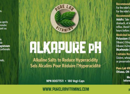 Pure Lab - Alkapure pH | 60 Vegi-Caps*