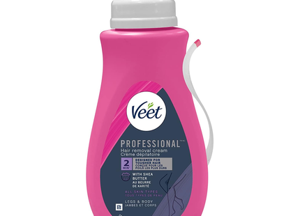 Veet - Crème dépilatoire au beurre de karité - Tous types de peau | 400 ml