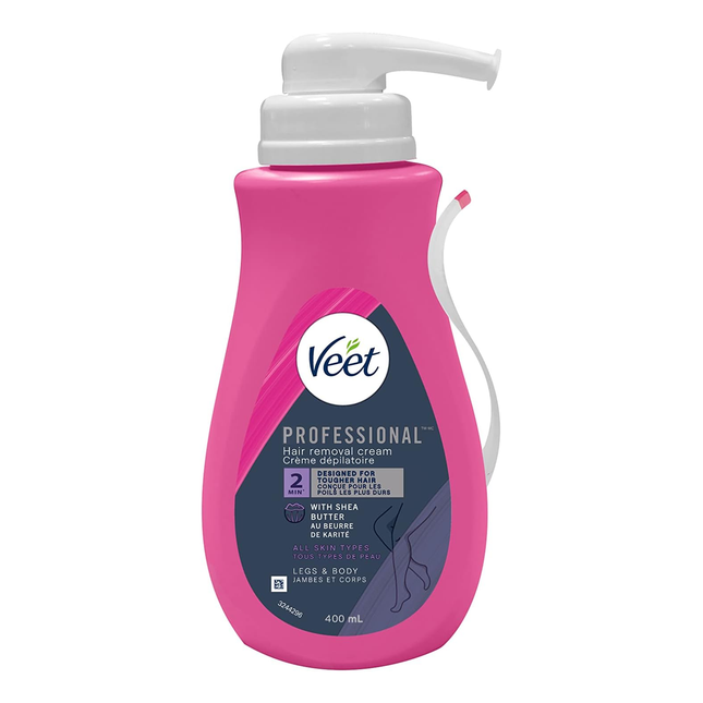 Veet - Crème dépilatoire au beurre de karité - Tous types de peau | 400 ml