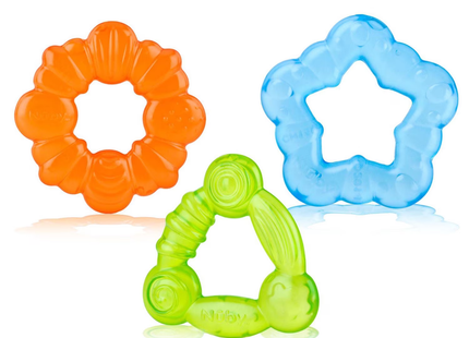 Nuby - Kool Soother Water-Filled Teether, for Children 3 Months+ | 3 Pack