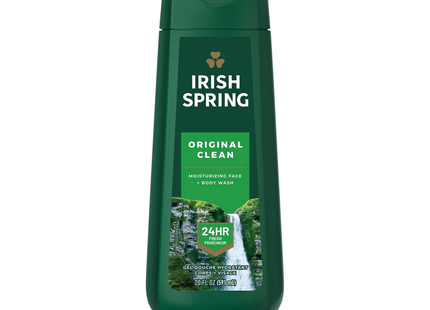 Irish Spring - Original Clean Moisturizing Face & Body Wash 24 Hr Fresh | 591 mL