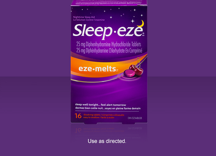 Sleep Eze Eze Melts Dissolving Tablets | 16 Tablets