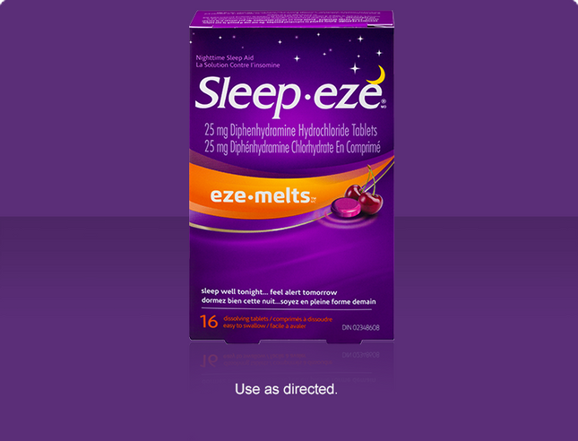 Sleep Eze Eze Melts Dissolving Tablets | 16 Tablets