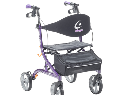 Déambulateur pliant latéral léger Airgo eXcursion X20 de Drive