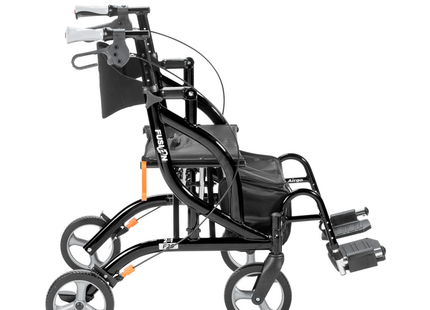 Drive - Airgo Fusion F20 Side-Folding Rollator & Transport Chair