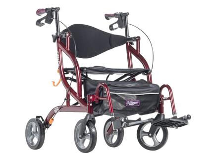 Drive - Airgo Fusion F20 Side-Folding Rollator & Transport Chair