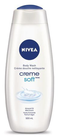 Nivea Crème nettoyante douce pour le corps à l'huile d'amande pour une peau propre et saine | 500 ml 