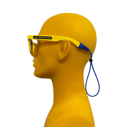 Cablz - Collection de dispositifs de retenue de lunettes réglables en silicone 16" | 1 paire
