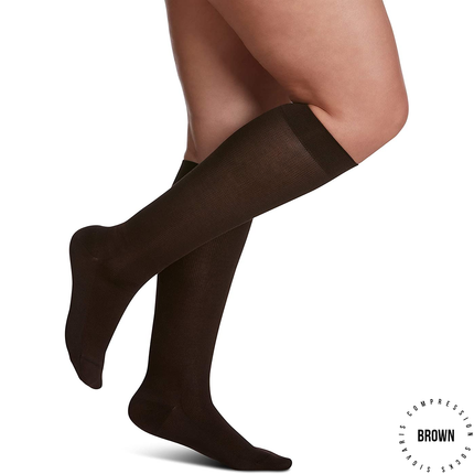 Sigvaris - 151C Women's Zurich Cotton/Sea Island Cotton Compression Socks