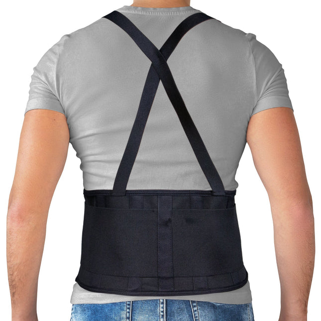 CHAMPION - Lightweight Industrial Belt/Suspenders Black