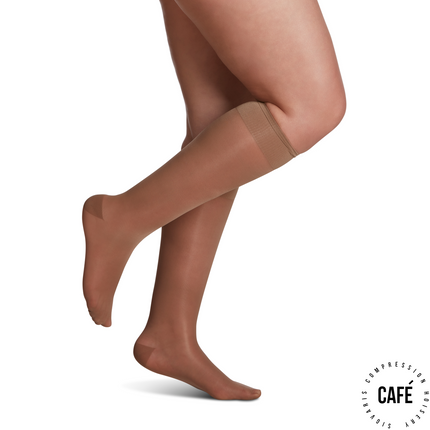 Sigvaris - Bas de contention transparents mode 120C | 15-20mmHg