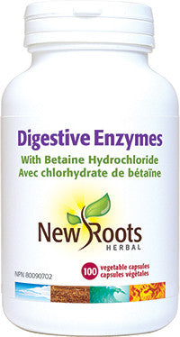 Nouvelles racines – Enzymes digestives | 100 Gélules Végétales*