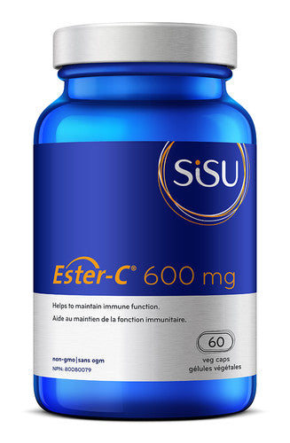 Sisu - Ester-C 600 mg  | 60 Veg Capsules*