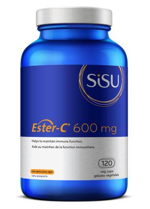 Sisu - Ester-C 600 mg | 120 Gélules Végétales*