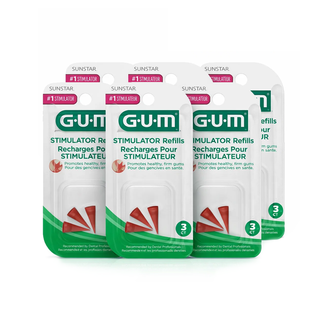 GUM - Stimulator Refills | 18 Count