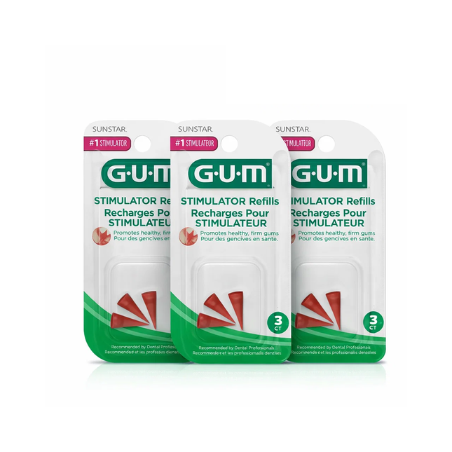 GUM - Stimulator Refills | 9 Count