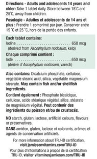 Jamieson - Kelp | 100 Tablets