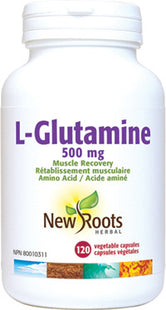 New Roots-L-Glutamine 500mg | 120 Vegetable Capsules*