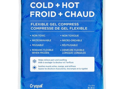 Cryopak - Cold + Hot Flexible Gel Compress | 11" x 15"