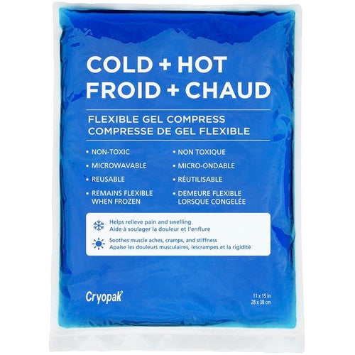 Cryopak - Compresse gel flexible froid + chaud | 11" x 15"