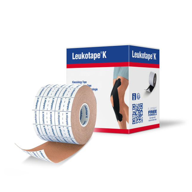 Leukotape K - Elastic Adhesive Tape | 5 Pack, Various Sizes