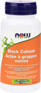 Now Black Cohosh Standardized Extract with Licorice & Dong Quai | 90 Vegetable Capsules
