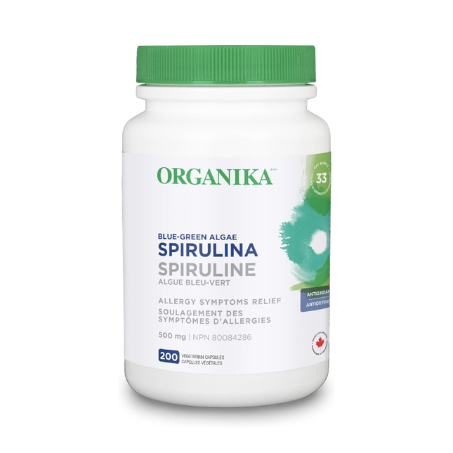 Organika - Blue Green Algae Spirulina 500 mg | 200 Tablets